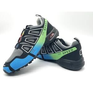Keep Running Yueye Paoxie Speed 3 KR Blue Trail Hiking Shoes Sz EU 42 Mens US 9